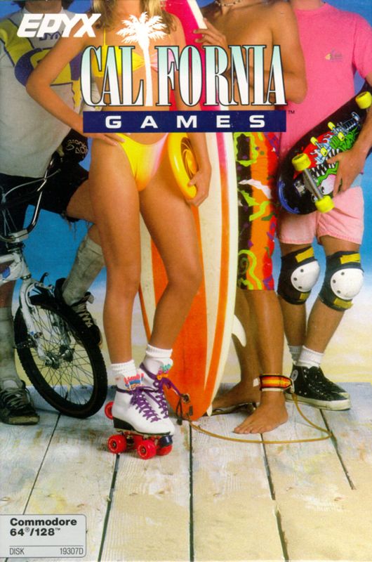 California Games box art for Sega Mega Drive